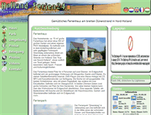 Tablet Screenshot of holland-ferien24.de